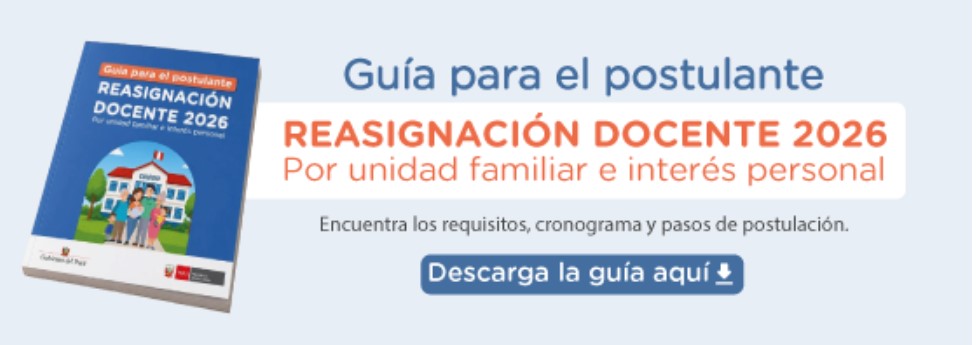 REASIGNACIÓN DOCENTE 2026 Por unidad familiar e interés personal