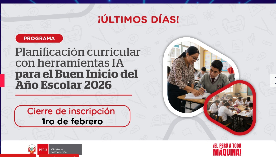 Programa curricular con herramientas IA para el Buen Inicio del Año Escolar 2026