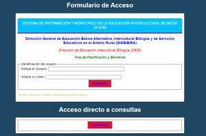 Read more about the article SISTEMA DE INFORMACIÓN Y MONITOREO DE LA EDUCACIÓN INTERCULTURAL BILINGÜE (SI-EIB) – CONSULTA EL ESTADO EN EL REGISTRO NACIONAL DE DOCENTES EIB