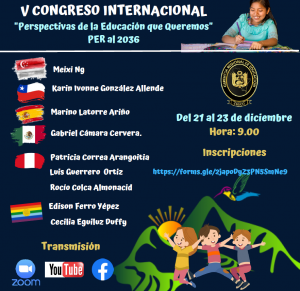 Read more about the article V CONGRESO INTERNACIONAL «Perspectivas de la Educación que Queremos» PER al 2036