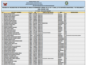 Read more about the article PROCESO DE ENCARGATURA DE PROFESORES EN AREAS DE DESEMPEÑO LABORAL DE LA LEY N° 29944, LEY DE REFORMA MAGISTERIAL Y SU REGLAMENTO UGEL CANCHIS 2022