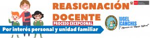 Read more about the article ADJUDICACIÓN DE PLAZAS DE REASIGNACIÓN EXCEPCIONAL -UGEL CANCHIS